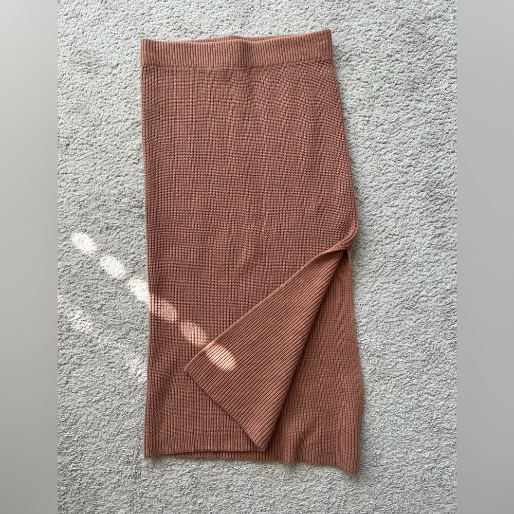 Abercrombie Knit Slit Skirt
